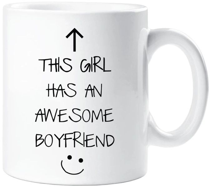 This Girl Has An Awesome BF Father's Day - Mother's Day-Valentines Mug