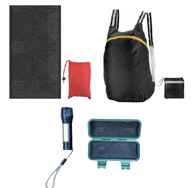 WaterProof Bag and Lighting Camping Basic Kit - 3 Piece