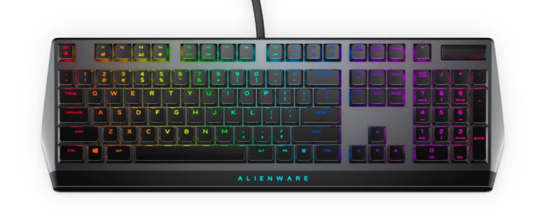 Dell Aliewnware Low Profile RGB Mechanical Wired Gaming Keyboard - AW510K