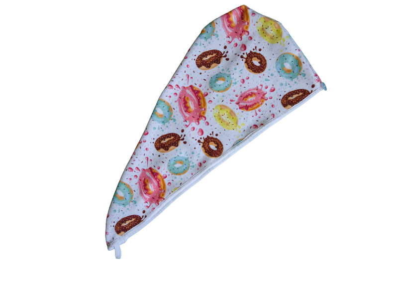 Donuts Microfiber Towel Head Wrap
