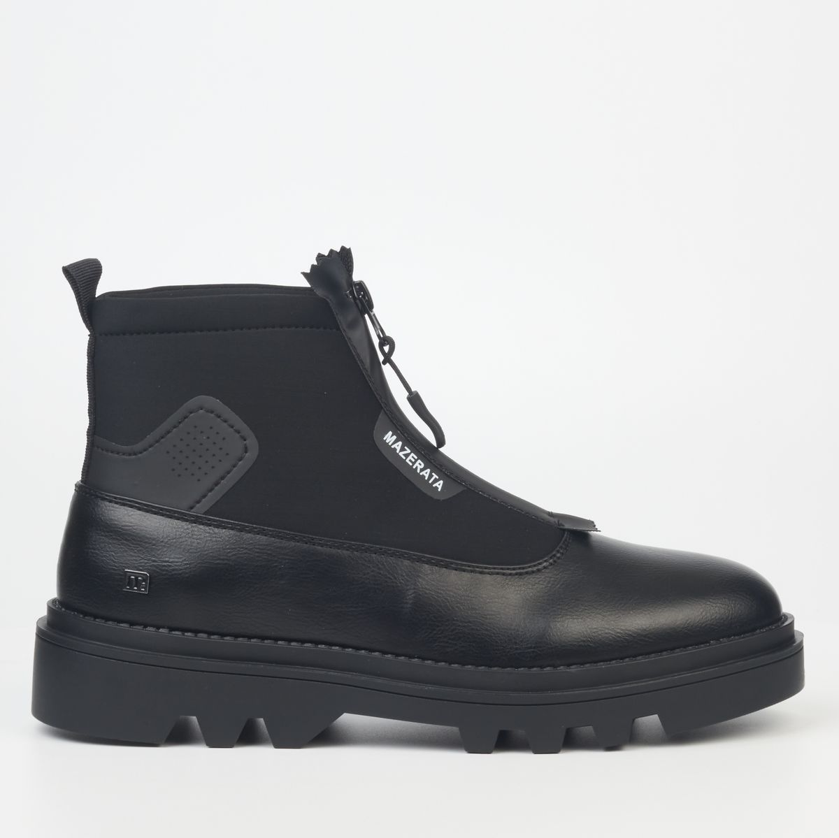 Mazerata Men Black Round Toe TPR Sole Boots | Shop Today. Get it ...