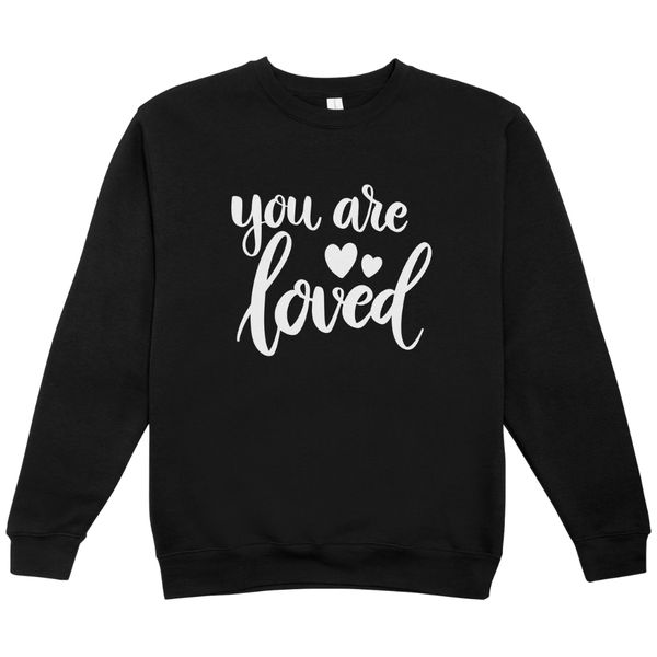 You are Loved Kids Black Sweater