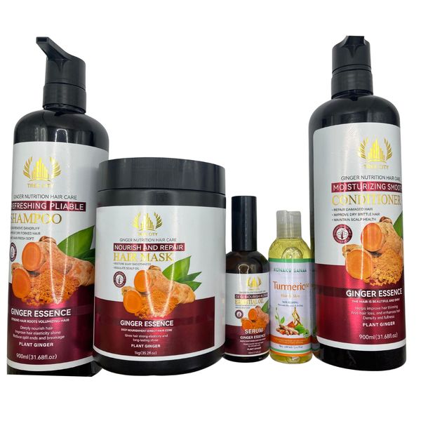Tree City Ginger and Runako Sanaa Turmeric Oil Combo