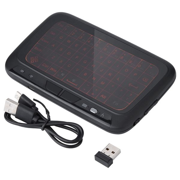 2.4G Mini Wireless Backlit Keyboard Remote Control for TV Box PC