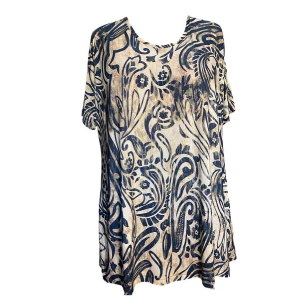 Plus Size Foil Bon Bon Top