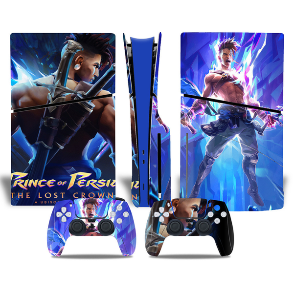 Compatible Vinyl Case for PS5 Slim Disc Console and Controller Cover