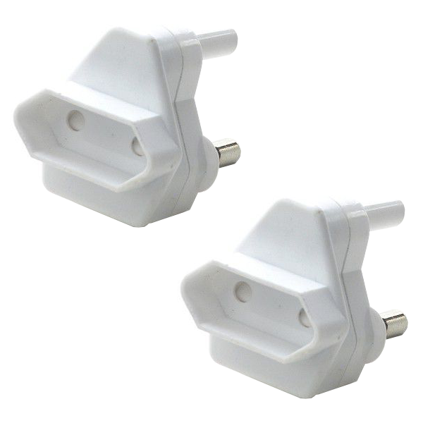 Plug Adaptor - Euromate - Back Entry (Pack of 2)