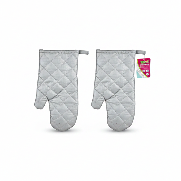 Disa Cotton Oven Mitt with 520GSM Heat Protection - 2 Pack