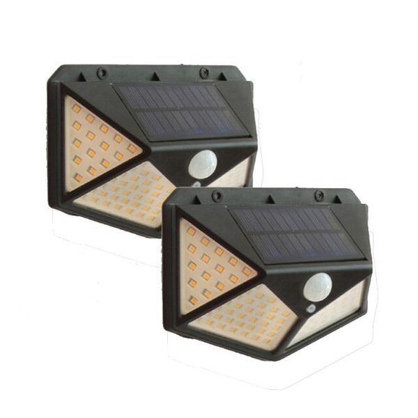2 X Solar Power Interaction Wall Light / Lamp GB 100 LED
