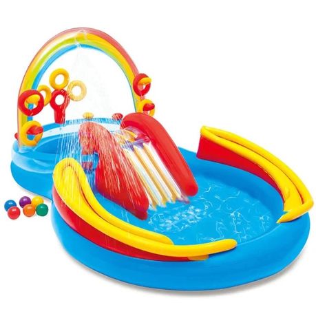 Rainbow store inflatable pool