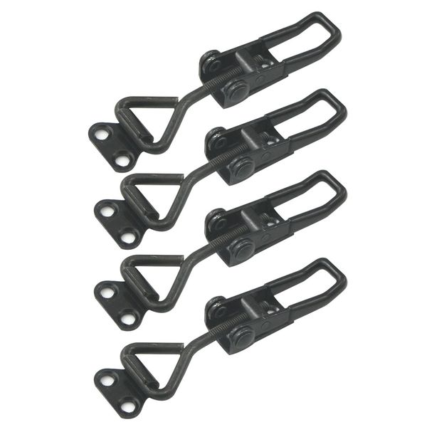 4 Quick Clamps, Black Buckle Box Buckle, Quick Press, Door Bolt Clamp
