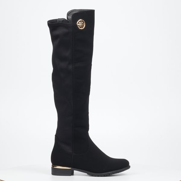 Miss Black, Hadar 3, Faux Leather, High Boot