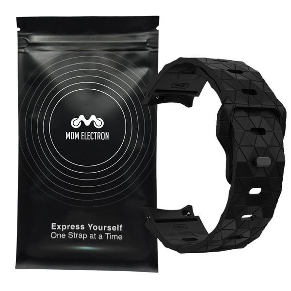 Large Strap Compatible With Samsung Galaxy Watch -4/5/6/7-Black