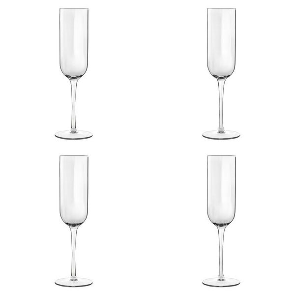 Luigi Bormioli Jazz Flute - 210ml - 4 Pack