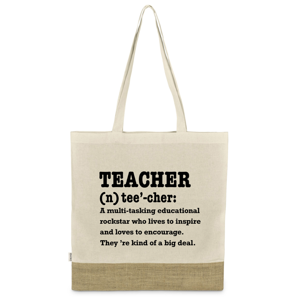 Teacher Cotton Jute Bag - Teacher definition | Shop Today. Get it ...