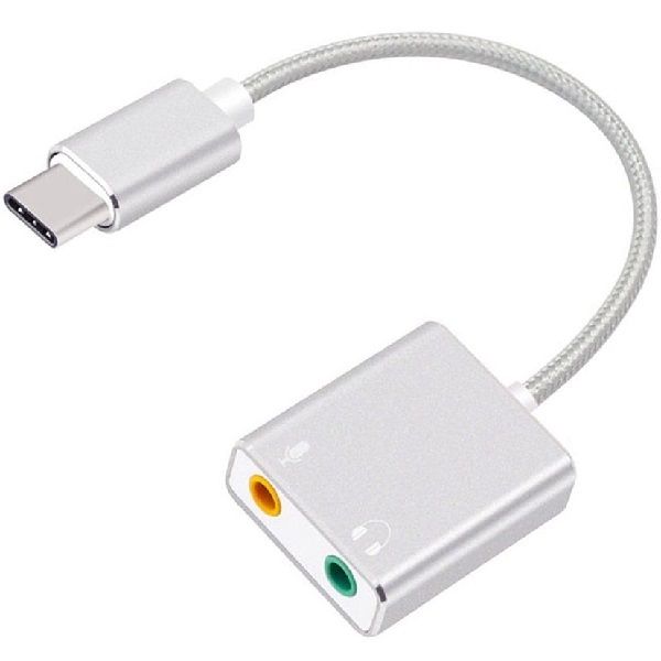 7.1 Channel Type C to 3.5m Mic And Headset Port Sound Card