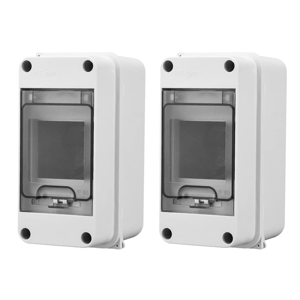 3 Way Distribution Protection Box Waterproof Transparent Cover