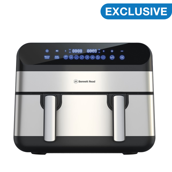 Bennett Read 9.7L Triple Multi-Zone Air Fryer - Stainless Steel
