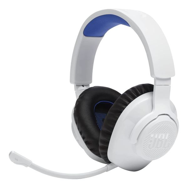 JBL Quantum 360P Wireless Over-Ear Gaming Headset For Playstation - White