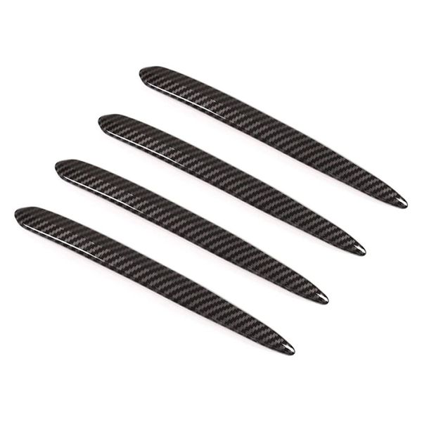Door Handle Strips for BMW 5 Series G30 18-21 Carbon Pattern Black