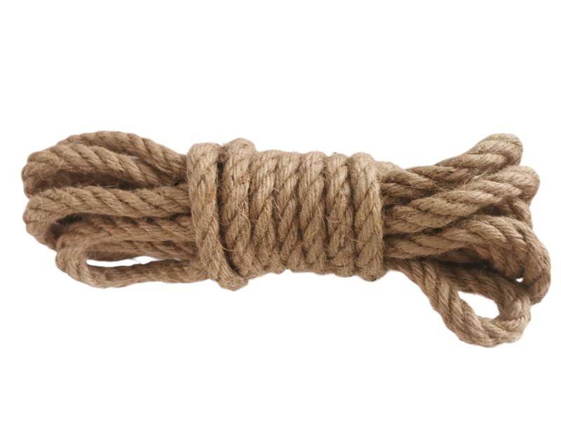 Hemp Rope - Home Mart Jute Rope Coil Natural Craft Rope - 12mm x 5m