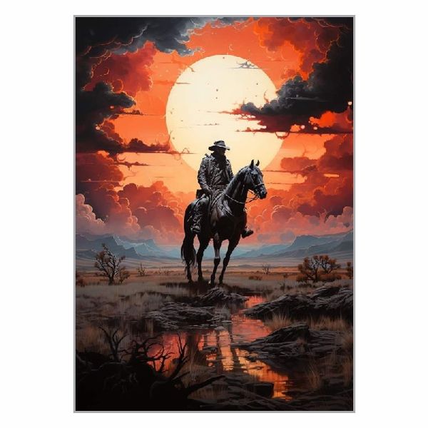Arthur Morgan Silhouette Poster - A1