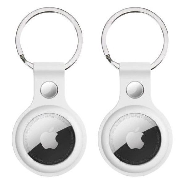Silicone Apple AirTag - Keyring/Case/Cover - 2 Pack