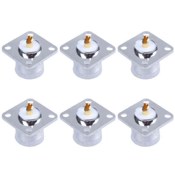 Uhf Female So239 Panel Chassis Mount Deck Solder Cup Rf Connector