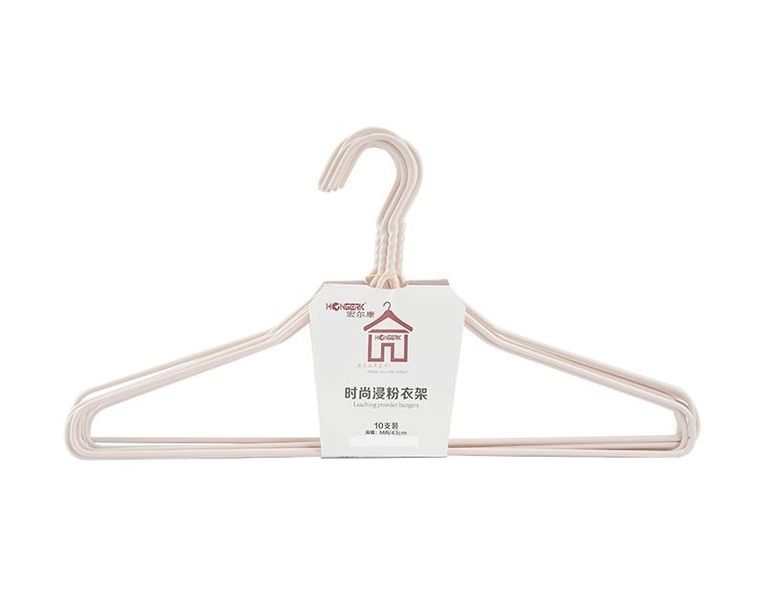 Kiddies Clothes Metal Hanger PE Coated - 10 Pieces