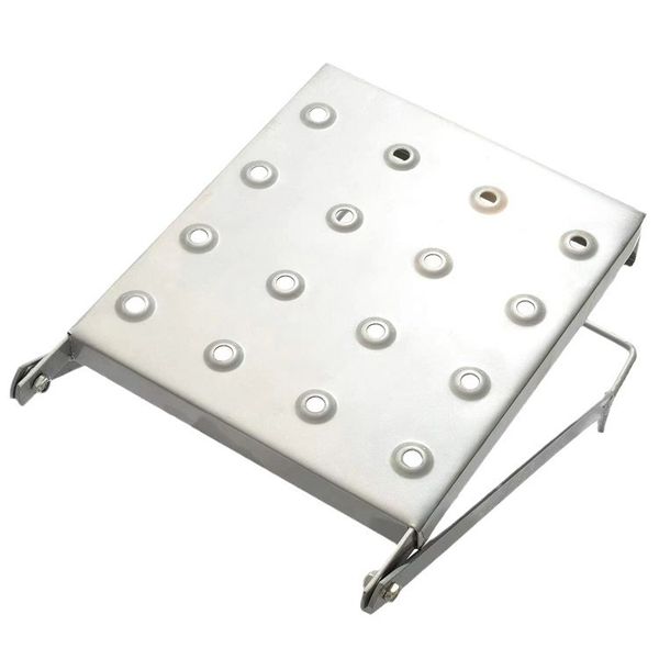 Stainless Steel Folding Ladder Work Platform, Non-Slip, Heavy Duty