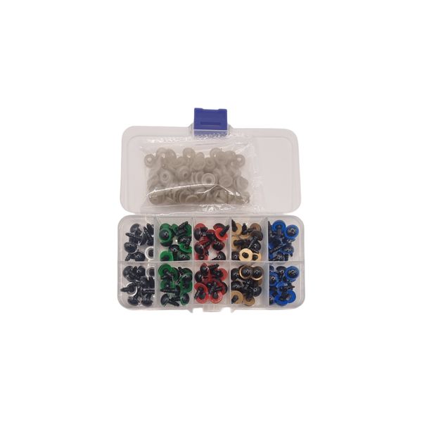 201 Piece Safety Eyes Multi Color 10mm