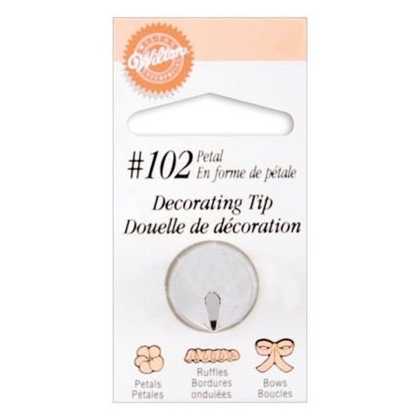 Wilton Flower Petal Icing Tip Nozzles 4 Piping Buttercream Cake Decorating