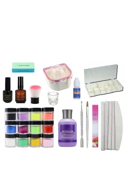 All-in-One Acrylic Nail Kit for Nail Extensions