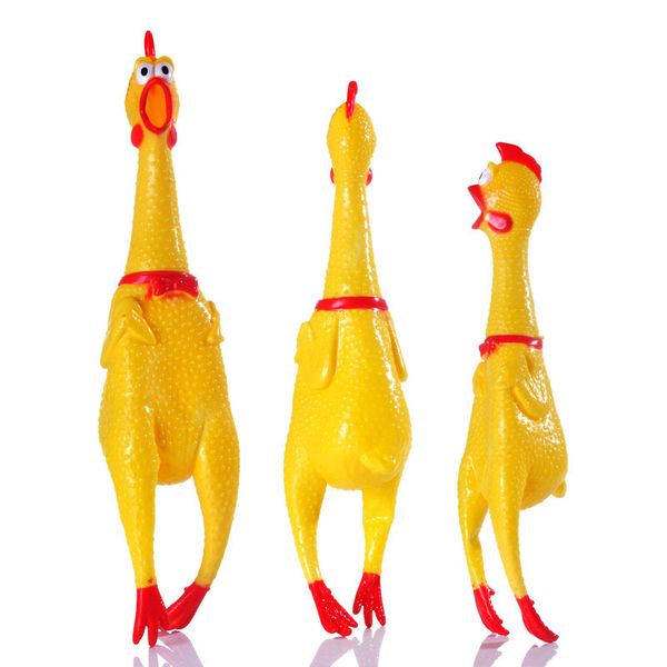 YAS Screaming Chicken Squeeze Sound Toy Pets Dog Toys