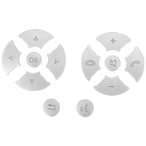 Car Button Trim Cover for Mercedes Benz C E S Compatible with Mercedes-Benz
