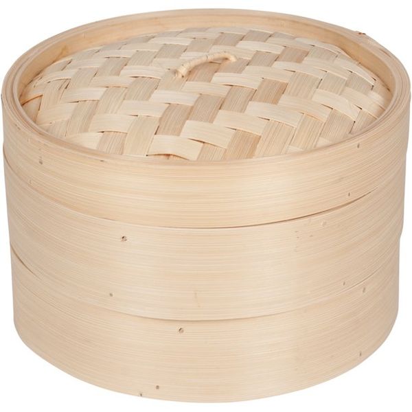 Ultimate 2 Tier Bamboo Steamer, Natural