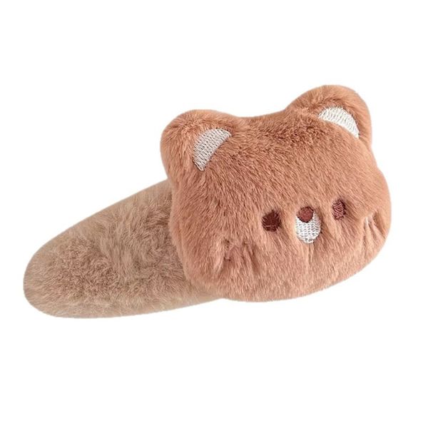 Stuffed Bear Rabbit Hairpin for Girls