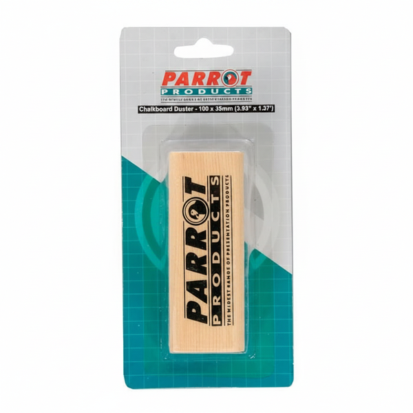 Wooden Chalkboard Duster - Grey Finish, 95mm x 35mm