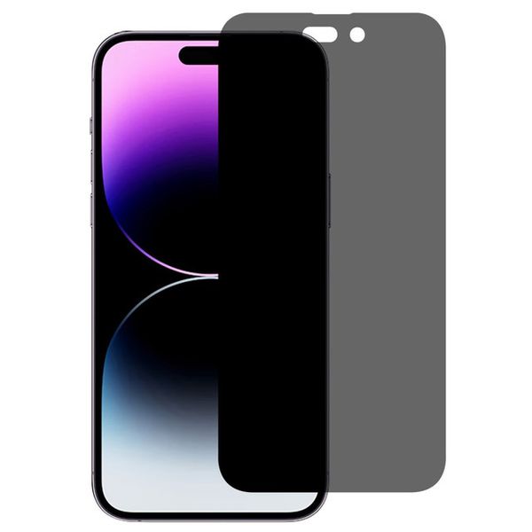 Privacy Glass for Iphone 14 Pro Max - Case Friendly &amp; Compatible with Face Id