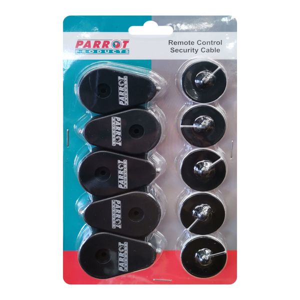 Parrot Products Pack of 5 Security Cables With 950mm Steel Cord
