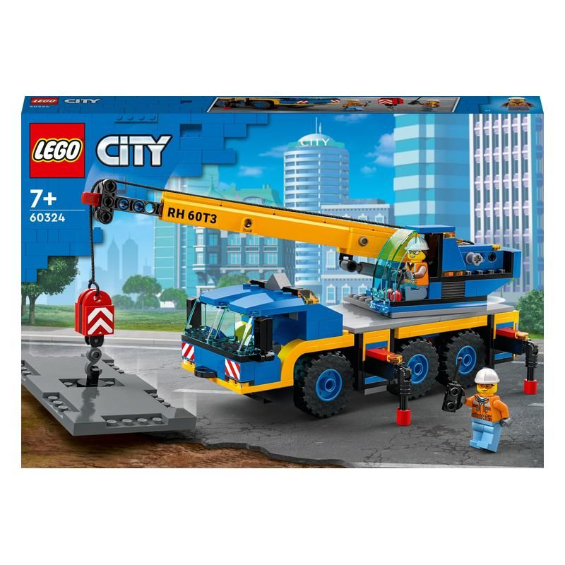 LEGO City Mobile Crane 60324 Building Toy Set 340 Pieces Shop