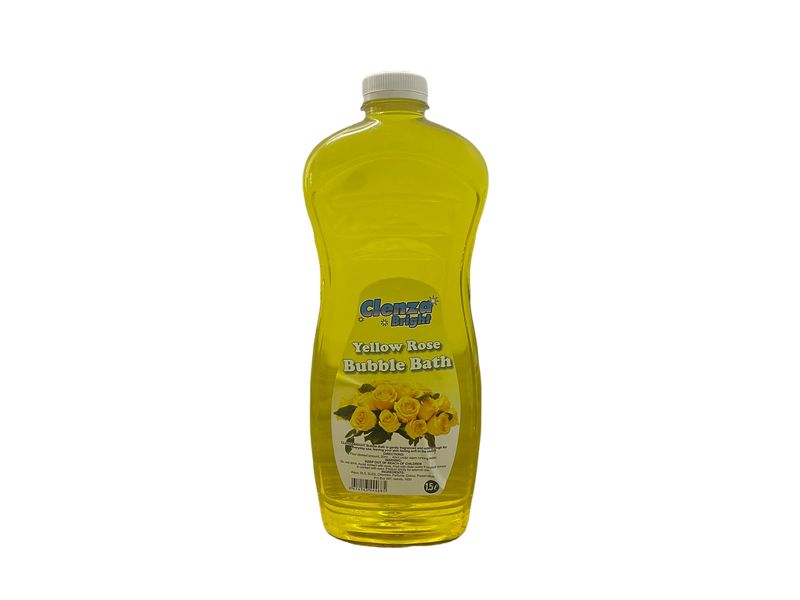 Clenza Bright Bubble Bath 1.5 Lt Yellow Rose