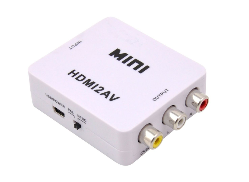 HDMI to AV 3RCA Converter Adapter | HDMI to RCA