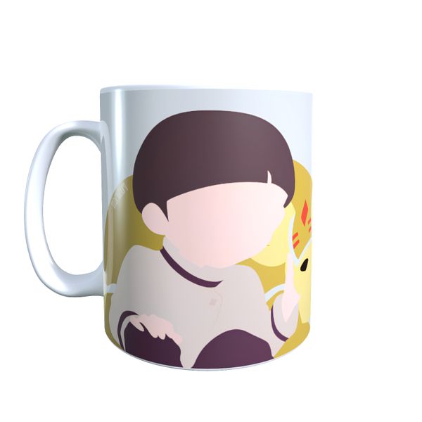 Cody &amp; Armadillomon Minimal - Digimon Themed Coffee Mug