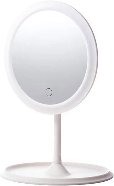 LED Desktop Makeup Mirror with Colour Lighting Stand