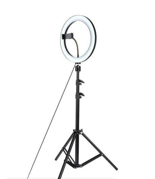 LED Ring Light On Tripod 14 Inch
