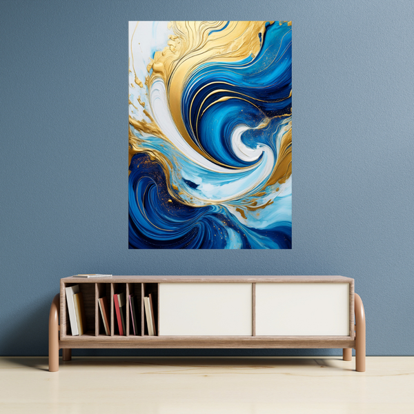 Rootedart Canvas Home Decor Wall Art - Fluid Art 5