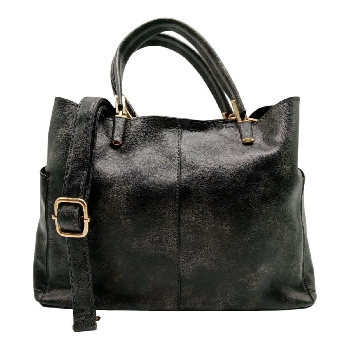 Elegant Faux Leather Handbag - Versatile & Stylish - 1894