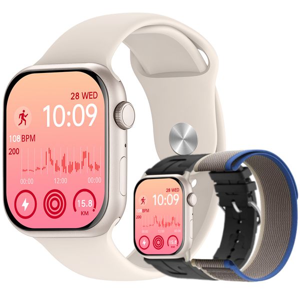 PEJE ZW-WS9 64MB 250mAh Smart Watch Android/iPhone Fitness AI Assistant Sport