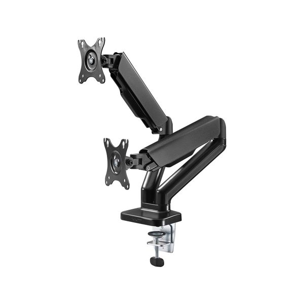 Goobay Double Monitor Mount with Gas Spring for Monitors 17" and 32